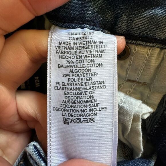 True Religion Halle High Rise Super Skinny Jeans - Size 24 - Picture 7 of 8